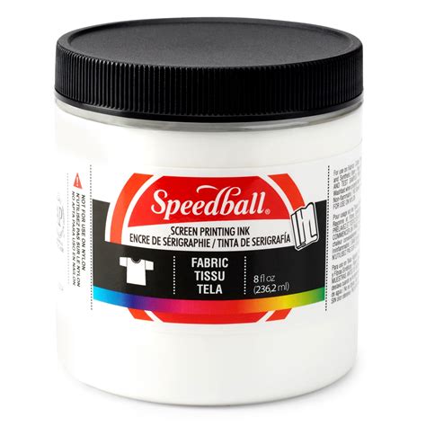 Speedball Fabric Screen Printing Ink 8 Ounce White For T | Desertcart INDIA