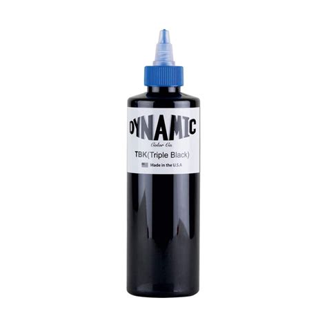 Dynamic Black Tattoo Ink Lining and Shading Tripal Black - 8 oZ ...