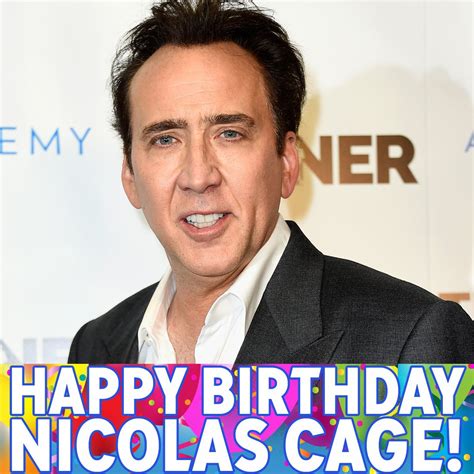 Nicolas Cage Birthday Meme