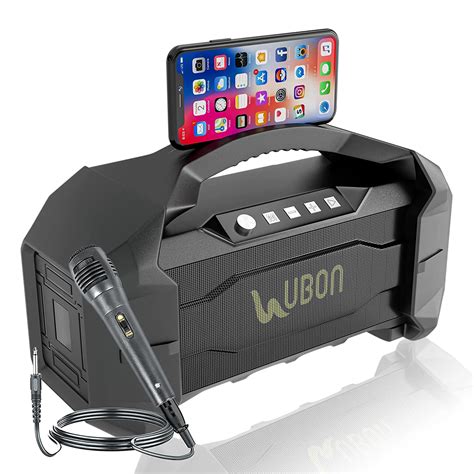 UBON GBT-17A Portable Bluetooth Wireless Heavy Bass Speaker with ...