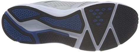 Buy Erke Men's Light Grey and Royal Blue Mesh Running Shoes - 6.5 UK at ...
