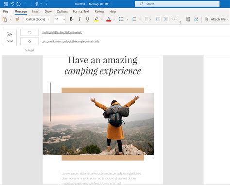 Image result for Create a Newsletter Example