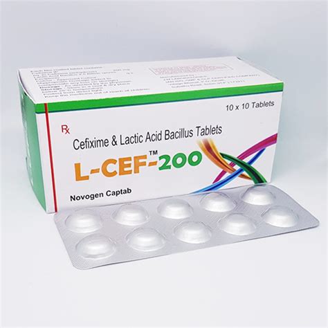 L-CEF-200 Tablets Novogen Captab