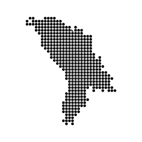 Moldova map icon | Premium Vector