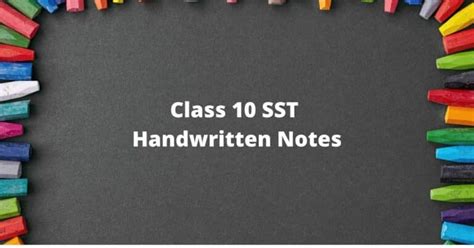 NCERT Notes Class 10 SST 的图像结果