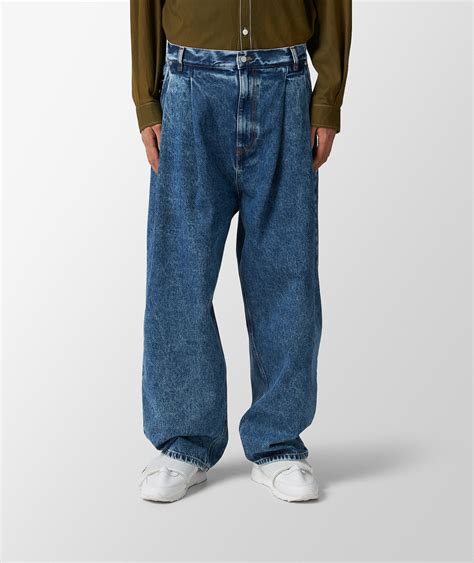 Blue Hed Mayner Pleated Denim Jeans | SVD