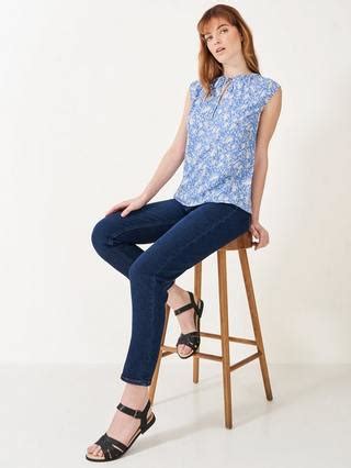 Crew Clothing Olivia Floral Print Blouse