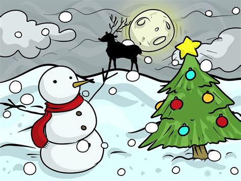 cute xmas drawing ideas