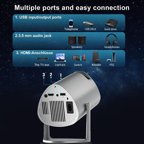 Kaitol Auto Focus] Smart Projector with 2.4G/5G WiFi and India | Ubuy