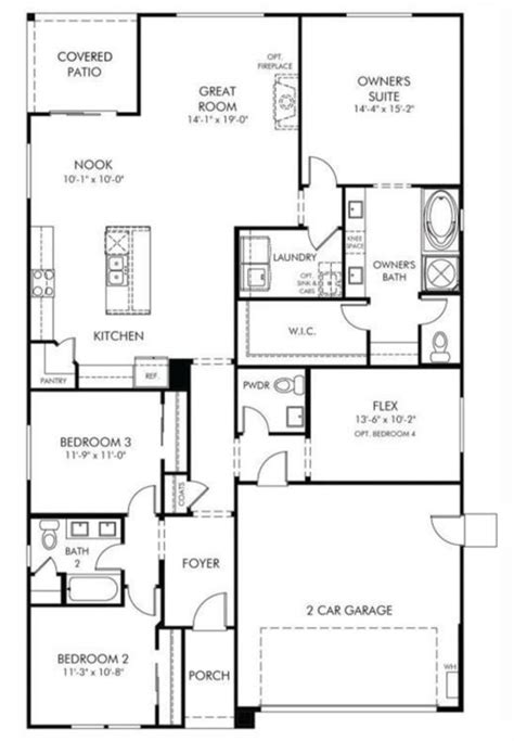 Floor Plans One Level