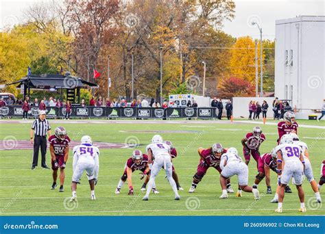 Football Sports Event in Robert W. Plaster Stadium Editorial ...