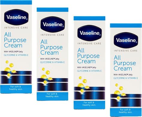 Amazon.com : Vaseline All Purpose Cream Cocoa Glow, with Pure Cocoa ...