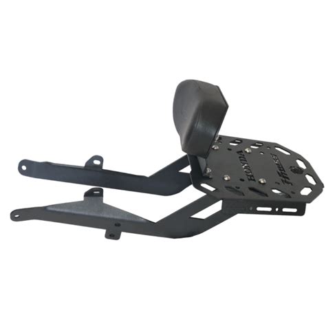 CNC Carrier Plate with Backrest for Honda H'ness CB 350 – GTR Pitstop