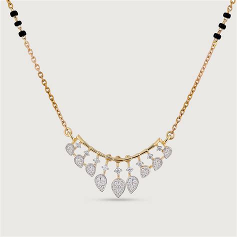 Twilight Dew Gold and Diamond Mangalsutra