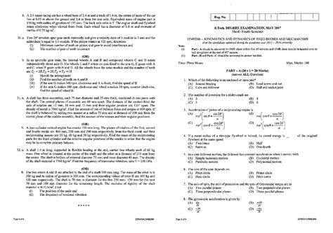15MH208 4 Sem - Previous Year University Question Paper without answers ...