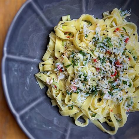 Crab Tagliatelle Pasta | Scottish Smoked Salmon