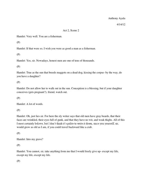 Hamlet Project 的图像结果