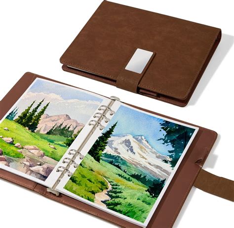 Amazon.com: Lightwish Watercolor Sketchbook,100% Cotton Acid Free ...