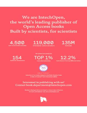 Fillable Online 12.2% 118000 130M TOP 1% 154 4500 - IntechOpen Fax ...