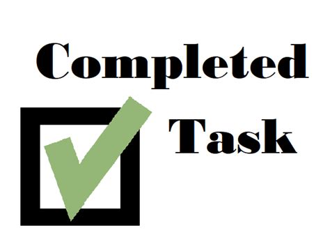 Image result for Task Complete