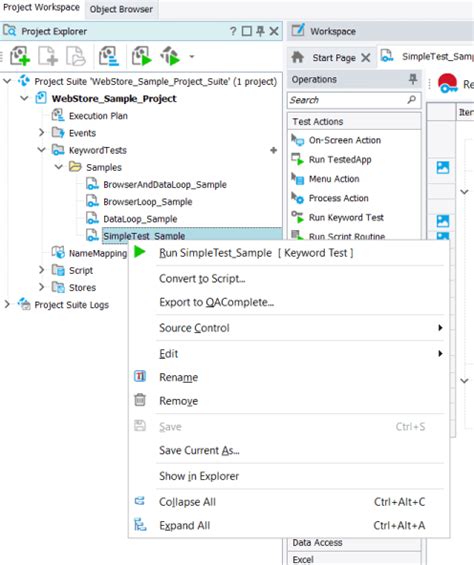 TestComplete Tutorial 的图像结果
