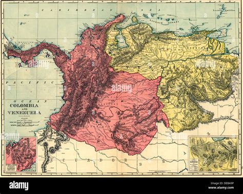 Venezuela map hi-res stock photography and images - Alamy