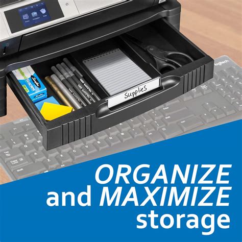 Halter Monitor Stand Riser with Organizer Drawer and Cable Management ...