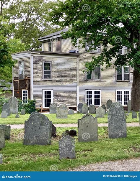 Old Burying Point in Salem Massachusetts Editorial Image - Image of ...