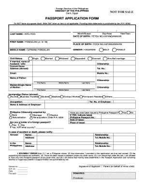 Philippine Embassy In Egypt - Fill Online, Printable, Fillable, Blank ...