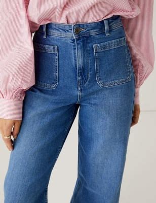 High Waisted Wide Leg Jeans