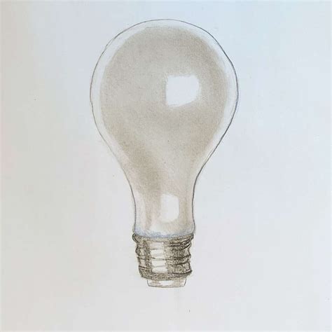 How To Draw Light Bulb Easy