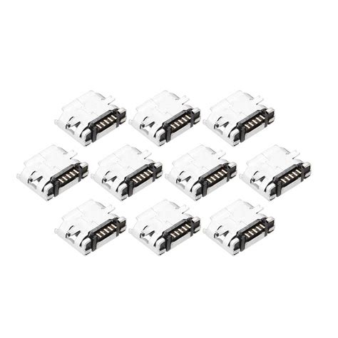 3NH® 10pcs Micro 5pin USB Type B Female Socket Connector Charging ...