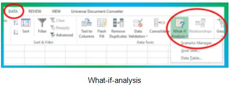 Analyse Data using Scenarios and Goal Seek - Information Technology for ...