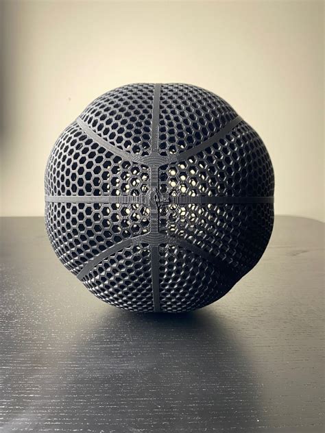 Airless Basketball, 3d Printed Basketball Display, Sports Ball Decor ...