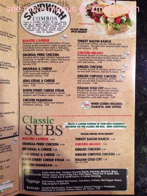 Image result for Ledo Pizza Menu