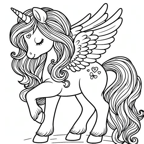 Desenhos para colorir: Unicórnio