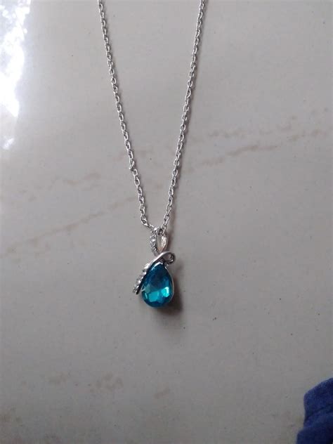 Buy Om Jewells Austrian Crystal Pink Water Drop Pendant Necklace with ...