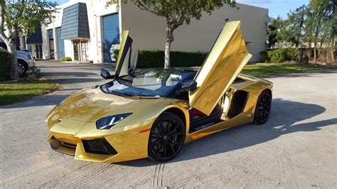 Gold Lamborghini