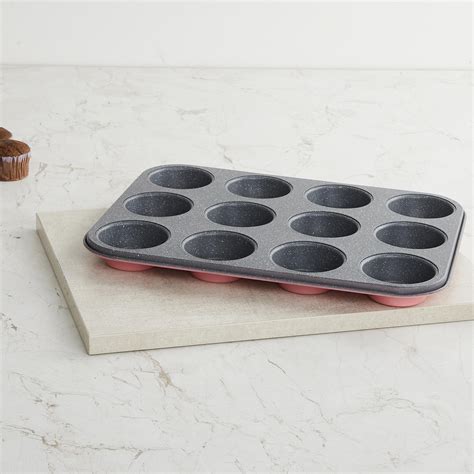 Buy Bakers Pride Carbon Steel 12 Cups Mini Muffin Pan from Home Centre ...