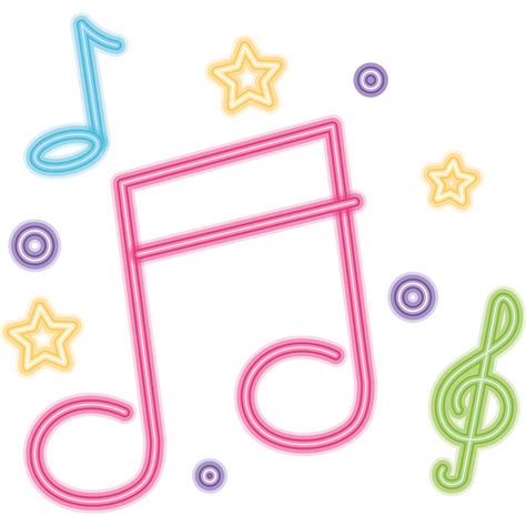 Neon Music Notes 的图像结果