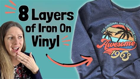 How To Layer Heat Transfer Vinyl | Iron On Tips and Tricks with Cricut ...