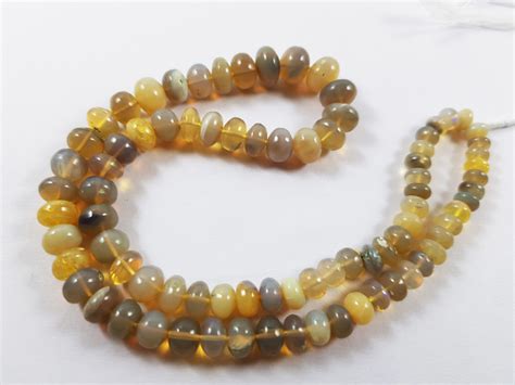 Order Australian Opal Smooth Roundelle Beads At Wholesale Price ...
