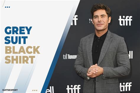 10 Grey Suit & Black Shirt Outfits for Men - Suits Expert