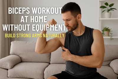 Biceps Workout at Home Without Equipment for Strong Arms