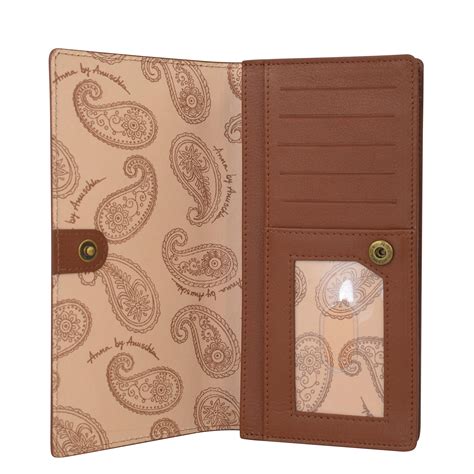 Heritage Leather Two-Fold clutch wallet - 1996 – Anuschka (IN)