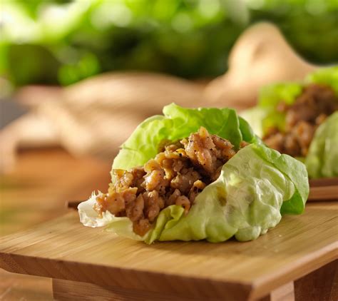 Asian lettuce wraps with minced chicken - Cook With Brenda Gantt