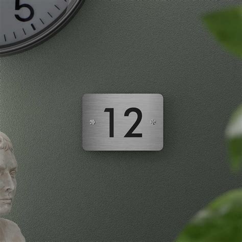 Futura (Stainless Steel) House Number/Name Sign – Housenama