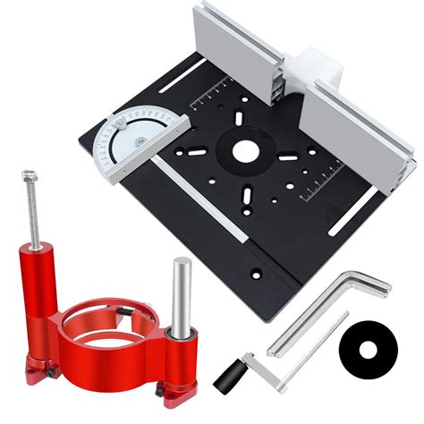 Precision router aluminum lifter router table insert set wood router ...