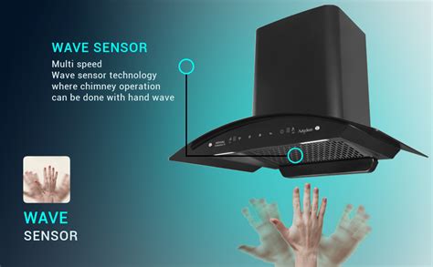 Kutchina Chimney 75 cm 1300 m³/hr Autoclean Filterless Chimney for ...