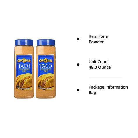 Ortega Taco Seasoning Mix